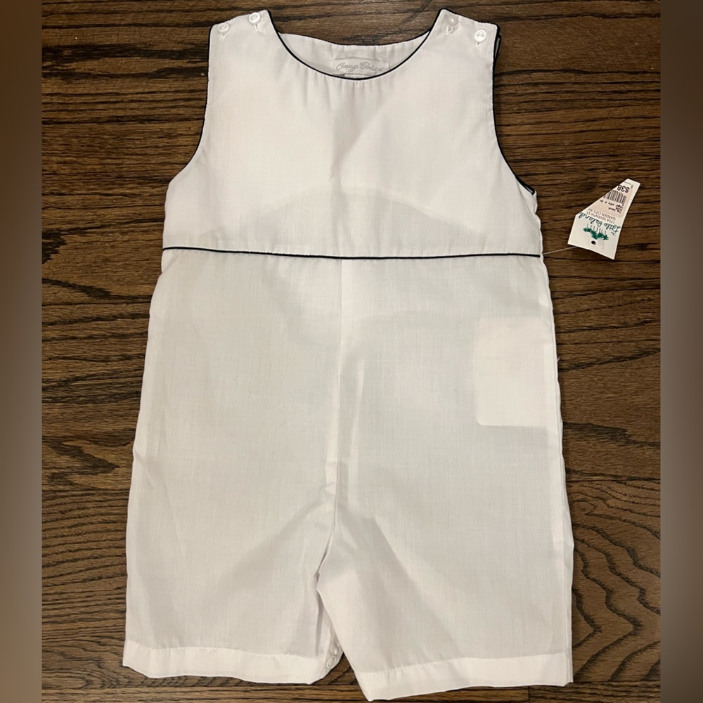 White Shortall for toddler boy